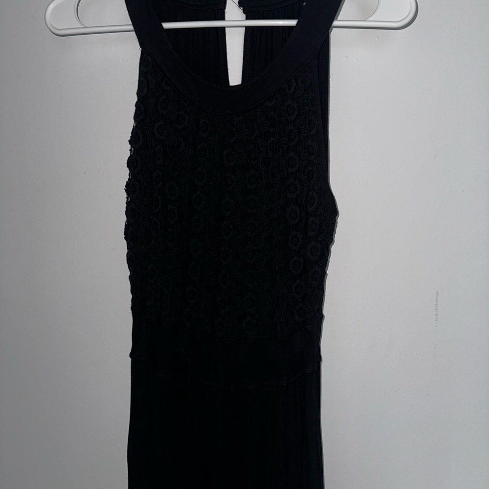 Calvin Klein Black Backless Dress